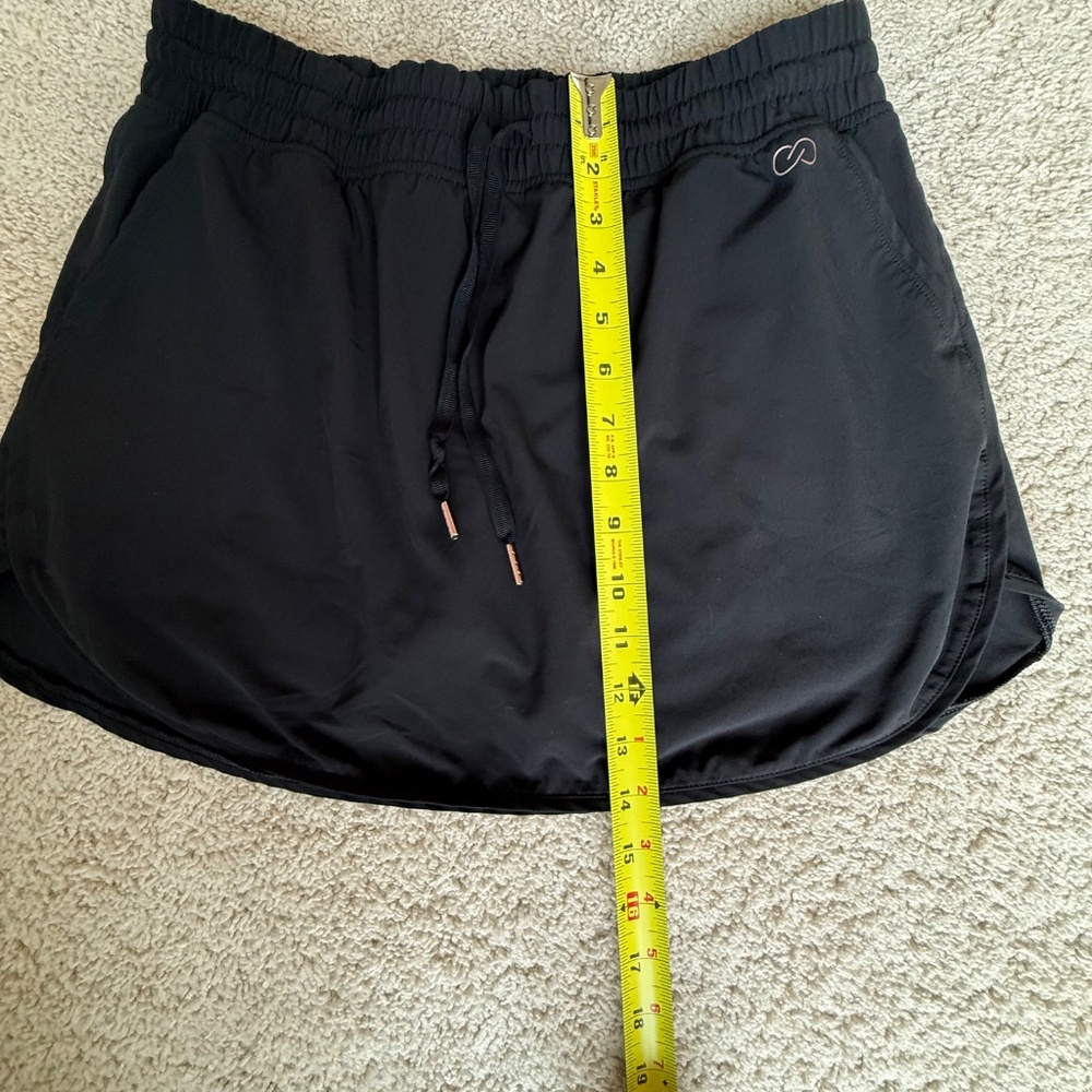 CALIA Black Athletic Skort Size M Tennis Golf Activewear Skirt - Picture 9 of 9